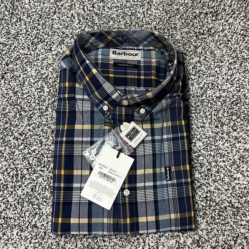 BRAND NEW Barbour Arranmore Tartan Tailored Shirt